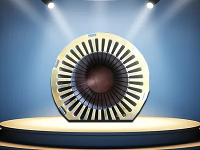 Stator and rotor 11
